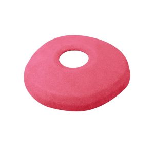 Car Suede Wrap Steering Wheel Decorative Cover for BMW G Chassis, Left Drive (Pink)