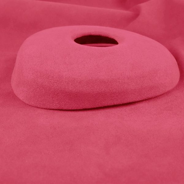 Car Suede Wrap Steering Wheel Decorative Cover for BMW G Chassis, Left Drive (Pink) - Image 4