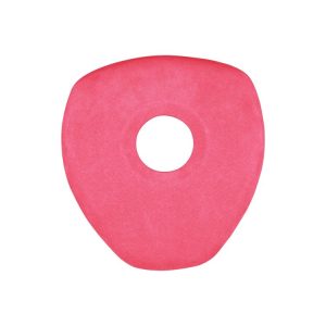 Car Suede Wrap Steering Wheel Decorative Cover for BMW X5 E70 / X6 E71 2008-2013 High-level Configuration Version, Left and Right Drive Universal (Pink)
