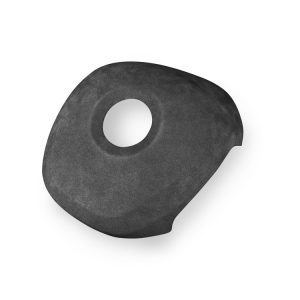 Car Suede Wrap Steering Wheel Decorative Cover for BMW X1 2016-2021, Left and Right Drive Universal (Black Grey)