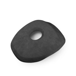 Car Suede Wrap Steering Wheel Decorative Cover for BMW 5 Series High-level Configuration Version, Left and Right Drive Universal (Black Grey)