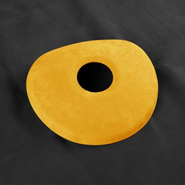 Car Suede Wrap Steering Wheel Decorative Cover for BMW 3 Series E90 E92 E93 2005-2012 High-level Configuration Version, Left and Right Drive Universal (Yellow) - Image 3