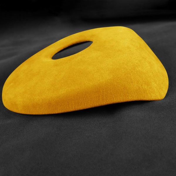 Car Suede Wrap Steering Wheel Decorative Cover for BMW 3 Series E90 E92 E93 2005-2012 High-level Configuration Version, Left and Right Drive Universal (Yellow) - Image 4