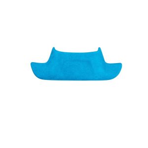 Car Suede Wrap Steering Wheel Below Decorative Cover for Chevrolet Camaro 2016-2020, Left and Right Drive Universal (Sky Blue)