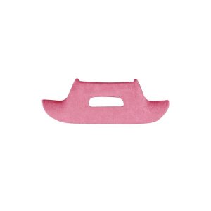 Car Suede Wrap Steering Wheel Below Decorative Cover with Hole for Chevrolet Camaro 2016-2020, Left and Right Drive Universal (Pink)