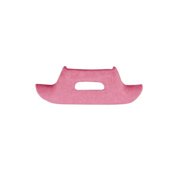 Car Suede Wrap Steering Wheel Below Decorative Cover with Hole for Chevrolet Camaro 2016-2020, Left and Right Drive Universal (Pink)