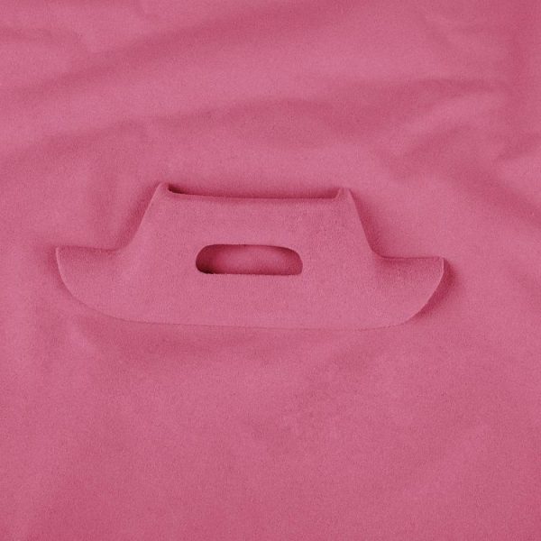 Car Suede Wrap Steering Wheel Below Decorative Cover with Hole for Chevrolet Camaro 2016-2020, Left and Right Drive Universal (Pink) - Image 3