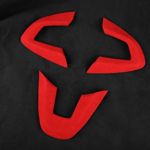 Car Suede Wrap Steering Wheel Decorative Cover for Ford Mustang 2015-2021, Left and Right Drive Universal (Wine Red) - Image 3