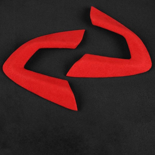 Car Suede Wrap Steering Wheel Decorative Cover for Ford Mustang 2015-2021, Left and Right Drive Universal (Wine Red) - Image 4