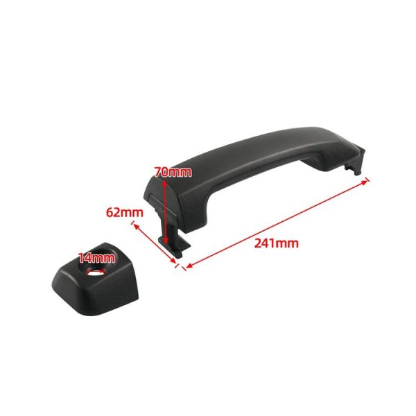 A6752-01 Car Frosted Outside Door Handle with Hole 69210-0C010 for Toyota Tundra 2007-2020 - Image 5