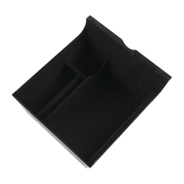 A6762 Car Central Control Armrest Storage Box Flocking for Tesla Model 3 / Y - Image 2