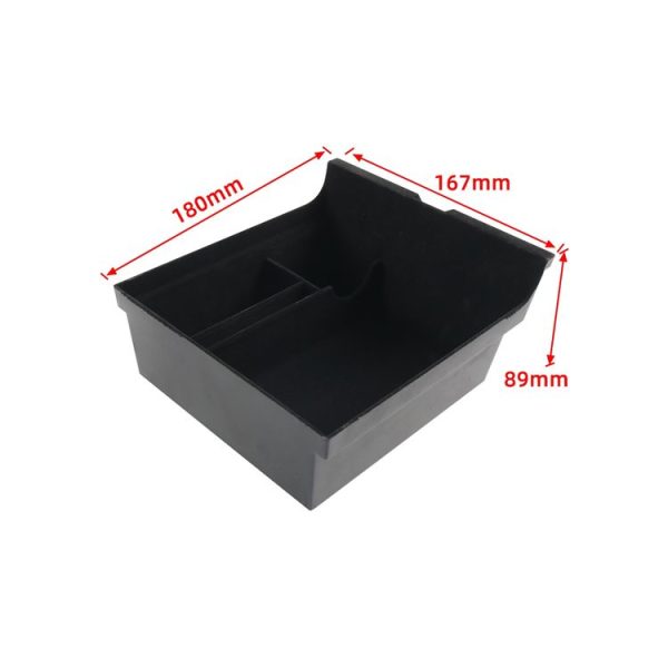A6762 Car Central Control Armrest Storage Box Flocking for Tesla Model 3 / Y - Image 6