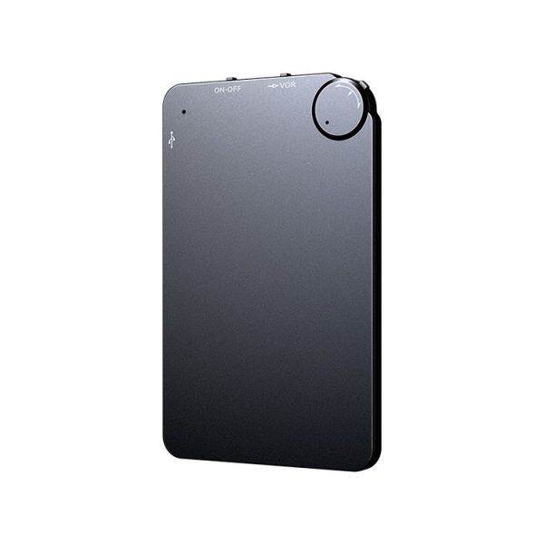 K2 Portable Ultra-thin Card Voice Recorder, Capacity: 32GB (Black) - Image 3