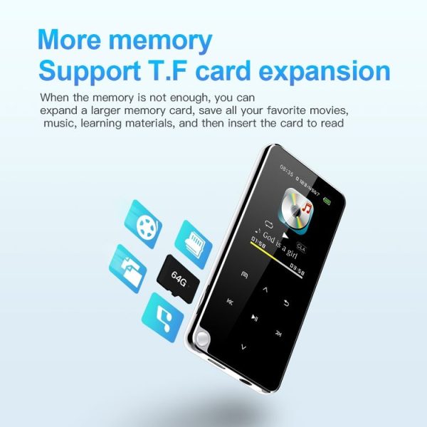 M25 Multifunctional Portable Bluetooth MP3 Player, Capacity: 4GB (Black) - Image 11