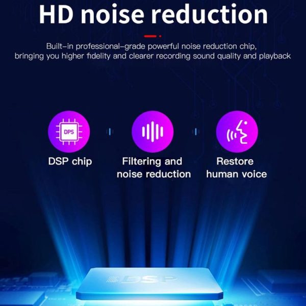 Q37 Intelligent HD Noise Reduction Voice Recorder, Capacity: 4GB (Black) - Image 9