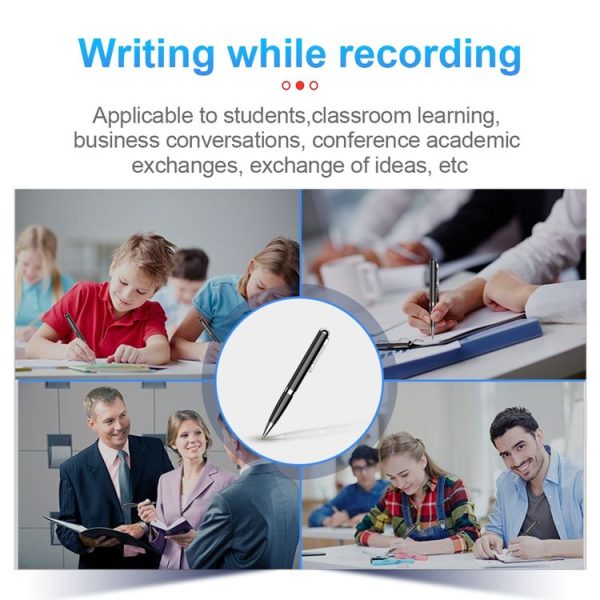 Q96 Intelligent HD Digital Noise Reduction Recording Pen, Capacity: 32GB (Black) - Image 10