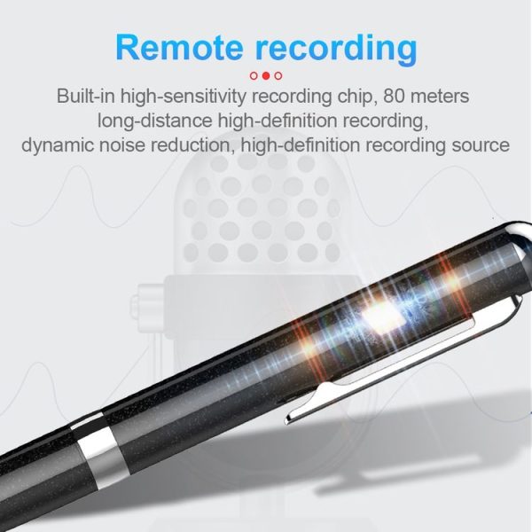 Q96 Intelligent HD Digital Noise Reduction Recording Pen, Capacity: 32GB (Black) - Image 7