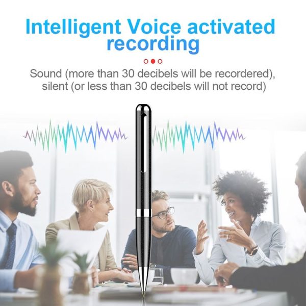 Q96 Intelligent HD Digital Noise Reduction Recording Pen, Capacity: 32GB (Black) - Image 8