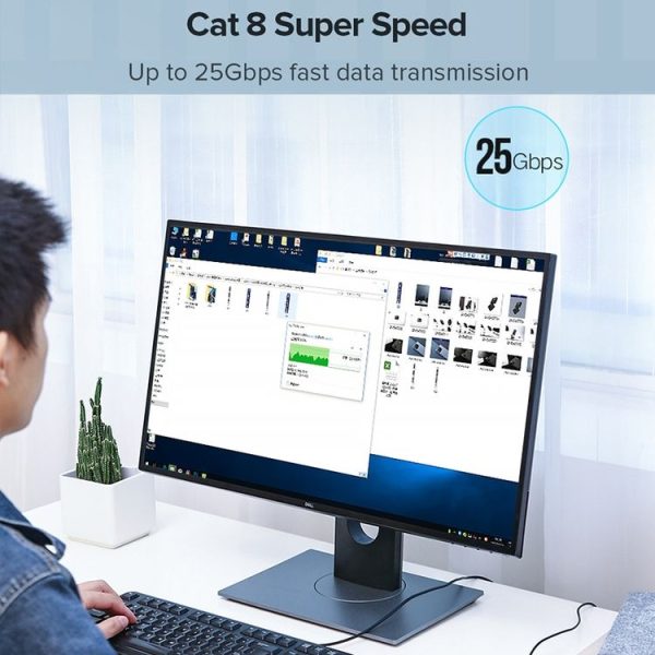 UGREEN CAT8 Ethernet Network LAN Cable, Length: 3m - Image 11
