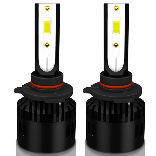 1 Pair P2 9005 DC9-12V / 24W / 2200LM IP68 Car Waterproof Headlight 6LEDs SMD-3570 Lamp Beads (6000K White Light)