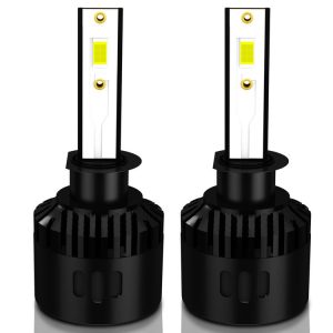 1 Pair P2 H1 DC9-12V / 24W / 2200LM IP68 Car Waterproof Headlight 6LEDs SMD-3570 Lamp Beads (6000K White Light)
