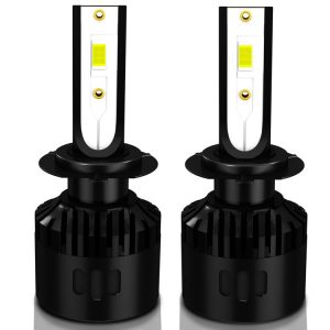 1 Pair P2 H7 DC9-12V / 24W / 2200LM IP68 Car Waterproof Headlight 6LEDs SMD-3570 Lamp Beads (6000K White Light)