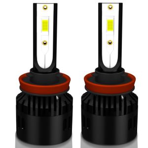 1 Pair P2 H11 DC9-12V / 24W / 2200LM IP68 Car Waterproof Headlight 6LEDs SMD-3570 Lamp Beads (6000K White Light)