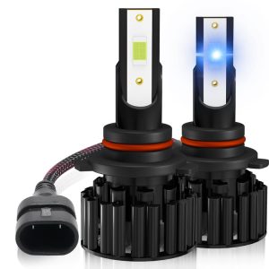1 Pair Z3 9005 DC9-12V / 24W / 2200LM IP68 Car Waterproof Headlight 6LEDs SMD-3570 Lamp Beads (8000K White Light)