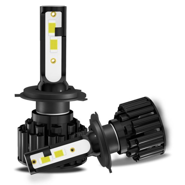 1 Pair Z3 H4 DC9-12V / 24W / 2200LM IP68 Car Waterproof Headlight 6LEDs SMD-3570 Lamp Beads (6000K White Light) - Image 2