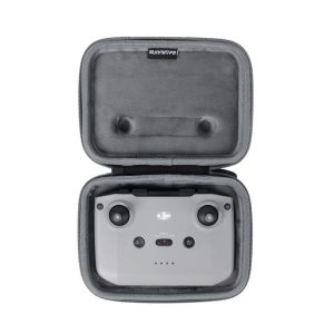 Sunnylife AIR2-B169 Remote Control Storage Bag with Carabiner For DJI Mavic 3 / Mini 2 / Air 2S / Air 2 (Grey)