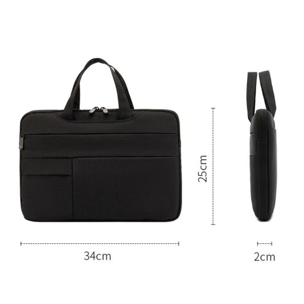 POFOKO C510 Waterproof Oxford Cloth Laptop Handbag For 15.4-16 inch Laptops (Navy Blue) - Image 2