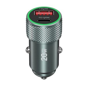 TOTUDESIGN DCCPD-010 Blade Series 20W Fast Charging Car Charger (Black)