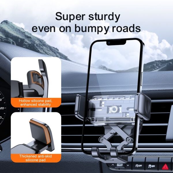 JOYROOM JR-ZS283 Air Vent Car Phone Holder (Black) - Image 6