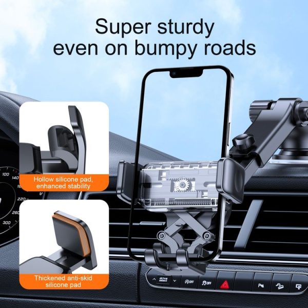 JOYROOM JR-ZS283 Dash Board Car Phone Holder (Black) - Image 6