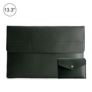 13.3 inch POFOKO Lightweight Waterproof Laptop Protective Bag (Dark Green)