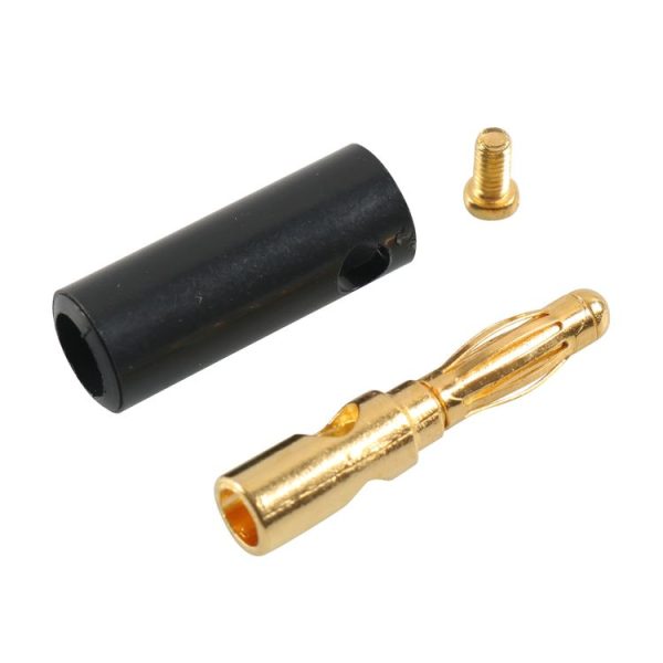 A6549 40 in 1 Car Red and Black Cover Gold-plated 4mm Banana Head Audio Plug - Image 4