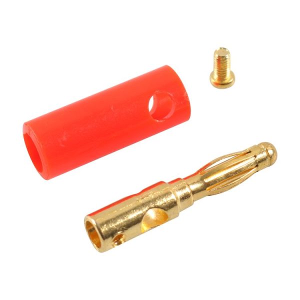 A6549 40 in 1 Car Red and Black Cover Gold-plated 4mm Banana Head Audio Plug - Image 5