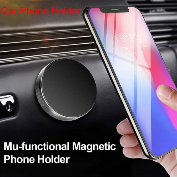 A8 Car Magnetic Phone Holder (Silver) - Image 7