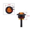 A5011 Amber Light 10 in 1 Truck Trailer LED Round Side Marker Lamp - Image 5