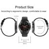 NORTH EDGE E102 Blood Oxygen Body Temperature Monitoring Bluetooth Smart Watch (Black) - Image 2