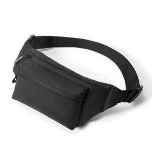 Cxs-321 Adjustable Oxford Cloth Waist Bag for Men, Size: 32 x 12 x 6cm (Black)