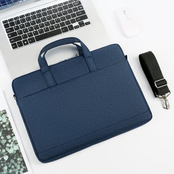 P310 Waterproof Oxford Cloth Laptop Handbag For 13.3 inch (Navy Blue) - Image 3