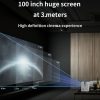 Q96 E300 Intelligent Portable HD 4K Projector, EU Plug, Specification: Android Version (White) - Image 3