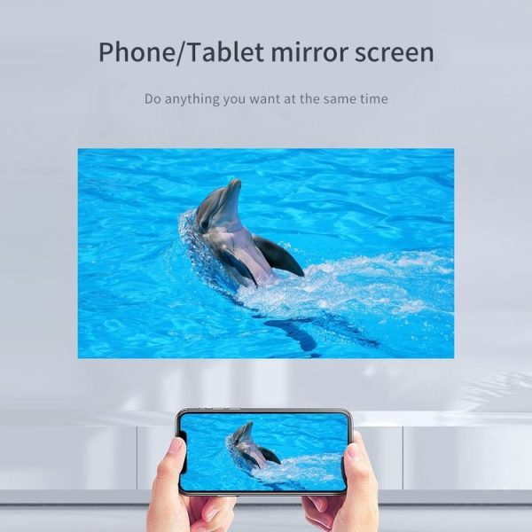 Q96 E300 Intelligent Portable HD 4K Projector, EU Plug, Specification: Android Version (White) - Image 9