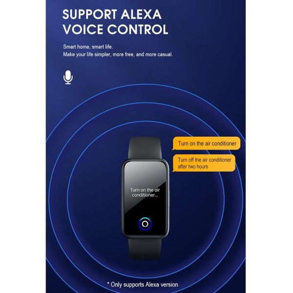 HAMTOD V300 1.47 inch TFT Screen Smart Watch, Support Heart Rate Monitoring / Body Temperature Monitoring (Black) - Image 7