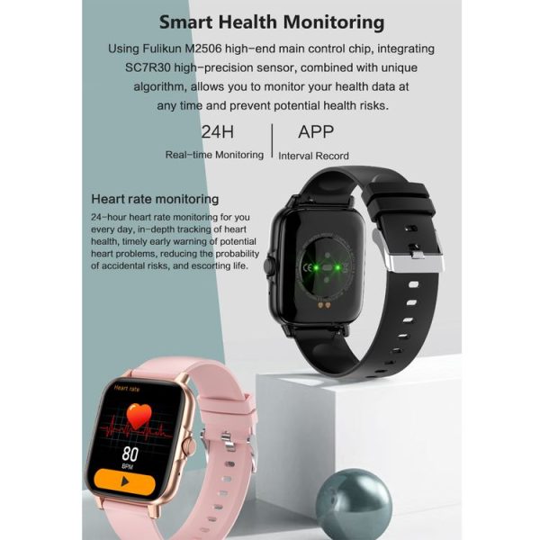 GT50 1.69 inch TFT Screen Steel Strap Smart Watch, Support Bluetooth Call / NFC Function (Black) - Image 4