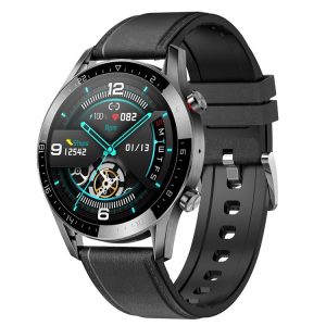 HAMTOD GT05 1.28 inch TFT Screen Smart Watch, Support Bluetooth Call / Sleep Monitoring (Black)