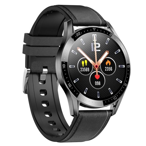 HAMTOD GT05 1.28 inch TFT Screen Smart Watch, Support Bluetooth Call / Sleep Monitoring (Black) - Image 2