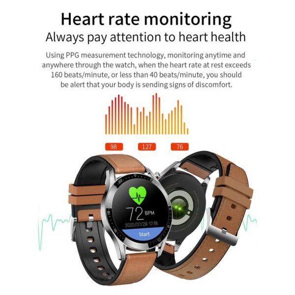 HAMTOD GT05 1.28 inch TFT Screen Smart Watch, Support Bluetooth Call / Sleep Monitoring (Black) - Image 6