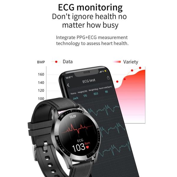 HAMTOD GT05 1.28 inch TFT Screen Smart Watch, Support Bluetooth Call / Sleep Monitoring (Black) - Image 7